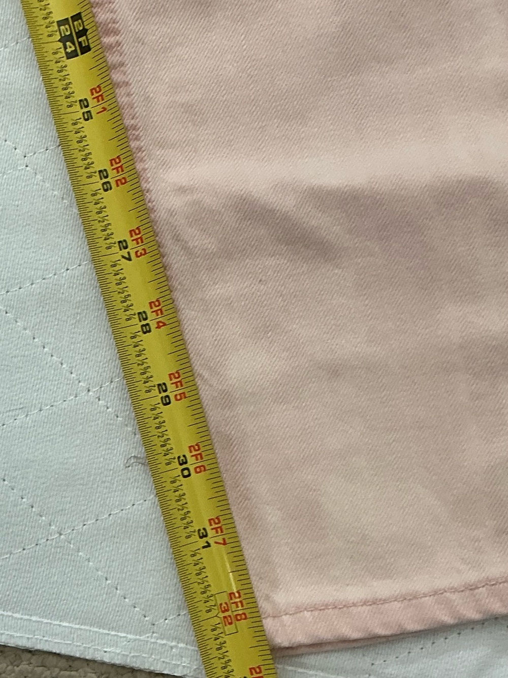 Armani Jeans Pastel Pink Skinny Jeans Size 30 NWT With Flaws - Picture 13 of 13